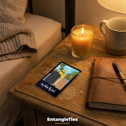 CarryLove™ - Personalized Metal Card - CartoonifyMe™ Edition - EntangleTies™