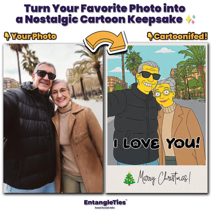 CartoonifyMe™ – Turn Your Favorite Photo into a Nostalgic Holiday Keepsake ✨ - EntangleTies™