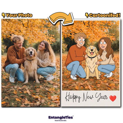 CartoonifyMe™ – Turn Your Favorite Photo into a Nostalgic Holiday Keepsake ✨ - EntangleTies™
